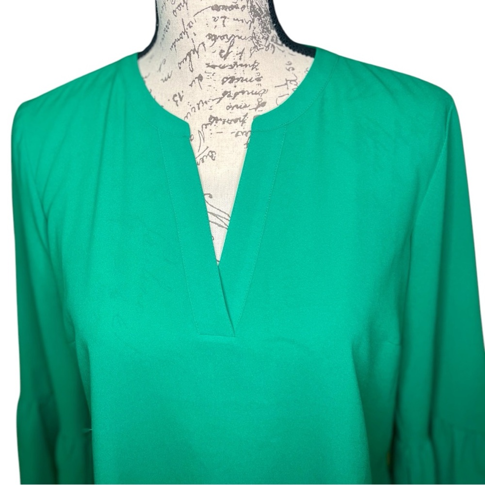 J. Crew | Women’s Green Blouse Size S Small - Picture 9 of 13